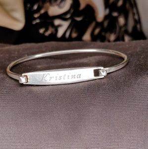 Kristina engraved toddler bracelet from James Avery